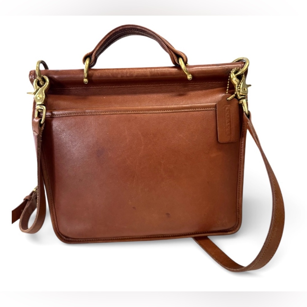 Vintage Coach Willis British Tan Crossbody Bag - Picture 2 of 13